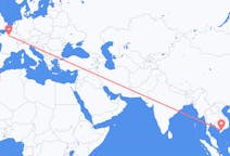 Flights from Can Tho, Vietnam to Paris, France
