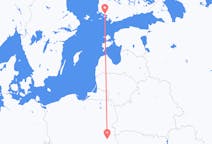 Flyrejser fra Lublin, Polen til Turku, Finland