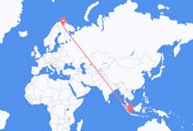 Flyreiser fra Bandar Lampung, Indonesia til Ivalo, Finland