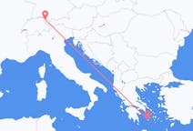 Flights from Thal, Switzerland to Plaka, Milos, Greece