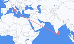 Flyg från Weerawila, Sri Lanka till Palermo, Italien