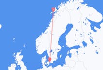 Vluchten van Kopenhagen naar Svolvær