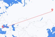 Flights from Istanbul, Turkey to Yakutsk, Russia