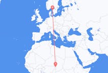 Flights from N Djamena, Chad to Gothenburg, Sweden