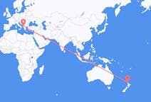 Vluchten van Whangarei, Nieuw-Zeeland naar Tirana, Albanië