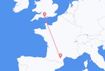 Flyg från Bournemouth, England till Carcassonne, Frankrike