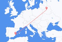 Loty z Mińsk, Białoruś z Alicante, Hiszpania