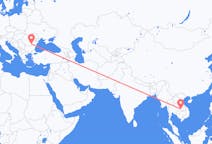 Voli dalla provincia di Ubon Ratchathani, Thailandia to Bucarest, Romania