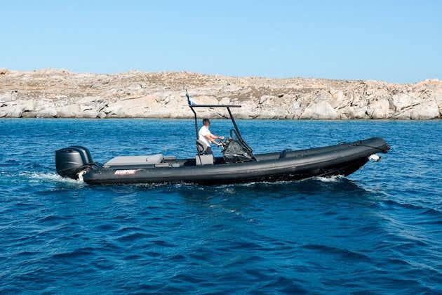 Croisière en yacht privé de 5 heures à Delos Rhenia Mykonos Scorpion 28