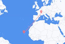Flights from São Vicente, Cape Verde to Lyon, France
