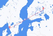 Vluchten van Joensuu naar Göteborg