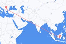Flyreiser fra Palangka Raya, til Sofia