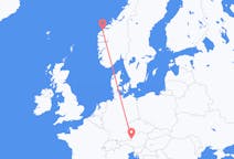 出发地 挪威从 奥勒松目的地 奥地利萨尔茨堡的航班