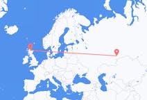 Voli dalla città di Čeljabinsk per Inverness