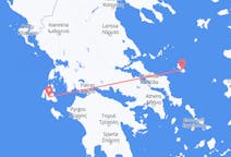 Vluchten van Kefalonia naar Skyros
