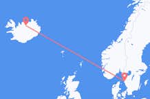 Flyg från Göteborg, Sverige till Akureyri, Island