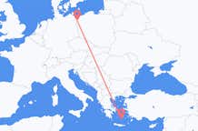 Flights from Szczecin to Santorini