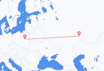 Flyreiser fra Samara, Russland til Warszawa, Polen