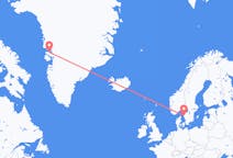 스웨덴 예테보리에서 출발해 그린란드 카르수트에(으)로 가는 항공편