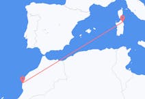 Flights from Essaouira, Morocco to Olbia, Italy
