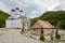 Photo of Monastery Turnu Rosu in Transylvania, Romania .