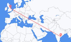 Flyreiser fra Rajahmundry, India til Kirmington, England