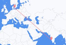 出发地 印度出发地 门格洛尔目的地 丹麦哥本哈根的航班