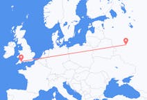 Flights from Kaluga, Russia to Exeter, the United Kingdom