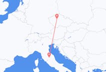 Flights from Perugia to Prague