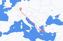 Flights from Karlsruhe to Santorini
