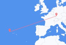 Flights from Flores Island, Portugal to Karlsruhe, Germany