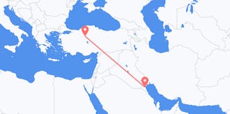 Flyreiser fra Kuwait til Tyrkia