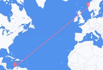 Flyrejser fra Santa Marta, Colombia til Bergen, Norge