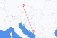 Flyreiser fra Tivat, til Praha