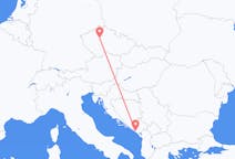 Flights from Tivat in Montenegro to Prague in Czechia
