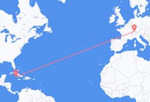 Flyg från Cayman Brac till Zürich