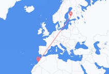 Flights from Agadir, Morocco to Tampere, Finland