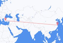 Flyrejser fra Shanghai, Kina til Denizli, Tyrkiet
