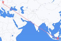 Flights from Praya, Lombok, Indonesia to Pardubice, Czechia
