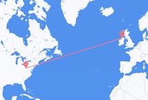 Flights from Morgantown, the United States to Derry, the United Kingdom