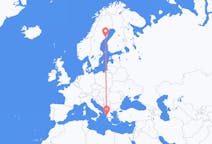 Flights from Preveza, Greece to Umeå, Sweden