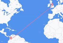 Flyreiser fra Neiva, Huila, Colombia til Birmingham, England