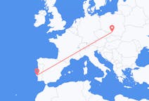 Vluchten van Katowice, Polen naar Lissabon, Portugal