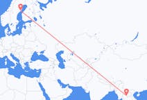 Flyrejser fra Nan-provinsen, Thailand til Umeå, Sverige