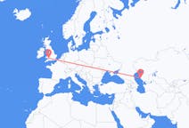 Flyrejser fra Aqtau, Kasakhstan til Cardiff, Wales