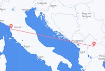Flug frá Písa til Skopje