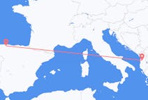 Flyreiser fra Santiago del Monte, til Tirana