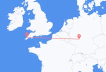 Flyreiser fra Frankfurt, Tyskland til Newquay, England
