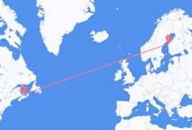 Flyg från Charlottetown, Kanada till Vasa, Finland