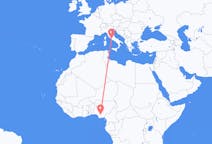Flyrejser fra Asaba, Nigeria til Rom, Italien
